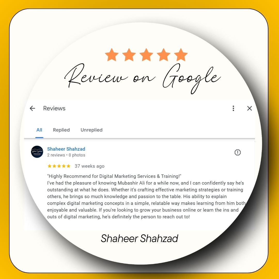 Students and clients review for mubashir ali